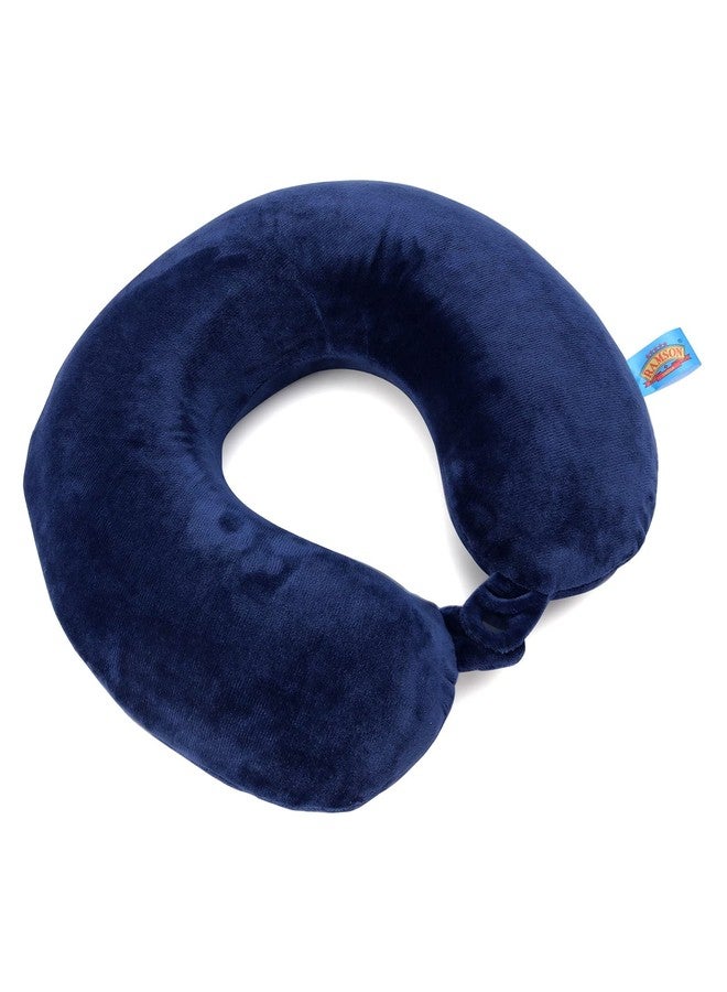 Ramson Midnight Blue Ultrasoft Memory Foam Neck Pillow for Travelling - Image 4